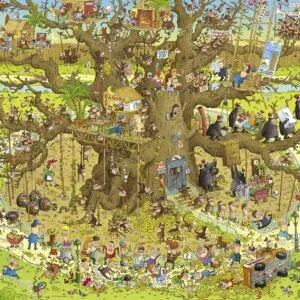 Puzzle 1000 pzs. DEGANO, Monkey Habitat - Image 2