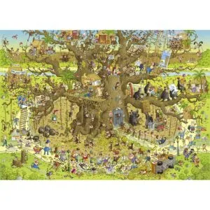 Puzzle 1000 pzs. DEGANO, Monkey Habitat - Image 3