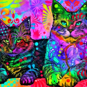 Puzzle 1000 pzs. RUSSO, Devoted 2 Cats - Image 2