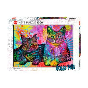 Puzzle 1000 pzs. RUSSO, Devoted 2 Cats - Image 1