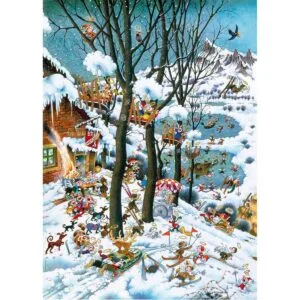 Puzzle 1000 pzs. RYBA, Paradise in Winter - Image 3