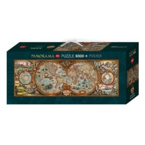 Puzzle 6000 pzs. ZIGIC, Hemisphere Map - Image 1